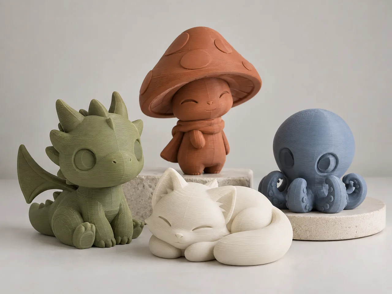 Figuras y coleccionables impresos en 3D por XIO
